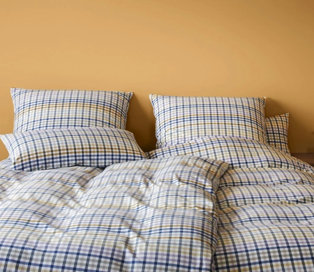 Pościel flanelowa Elegante Aberdeen 26015-2 Blau/Grun