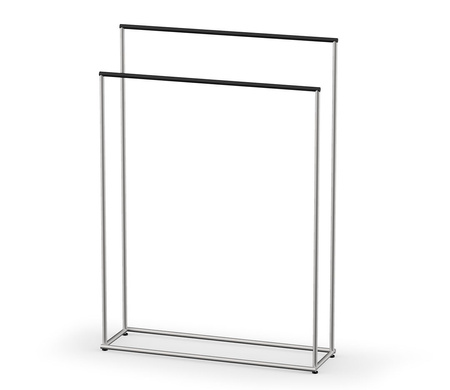 Stojak na ręczniki Decor Walther MK TEC HT stal matowa / czarny