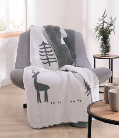 Koc Cawö Winter Edition 62730-70 150x200 Stein Anthrazit