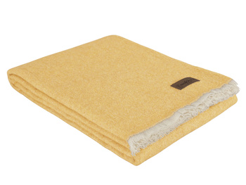 Koc wełniany Eskimo Switzerland Venezia H4363-610 130x180 Light Yellow
