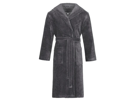 Szlafrok męski z kapturem bugatti Roberto 7660 grafitowy