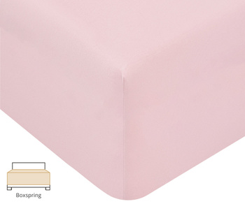 Prześcieradło na wysoki materac Formesse Bella Donna Jersey Alto 566 Różowy