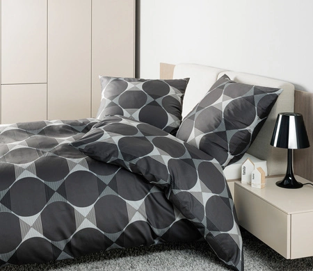 Pościel satyna bawełniana Janine JD 87103-08 Anthrazit