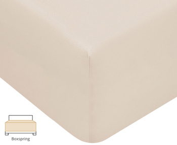 Prześcieradło na wysoki materac Formesse Bella Donna Premium Alto 520 Lekki Beż