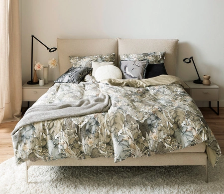 Pościel satyna bawełniana Schöner Wohen Toucan 77331-035 Beige