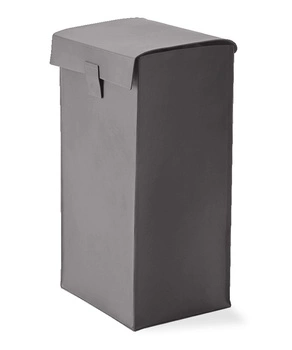 DECOR WALTHER NAPPA WB kosz na pranie z przykrywą szary
