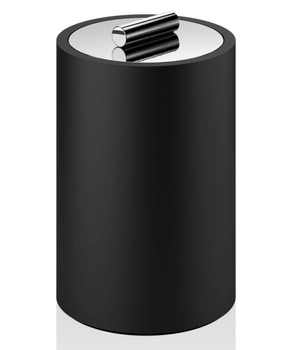 DECOR WALTHER STONE DMD L pojemnik z przykrywką L czarny/chrom