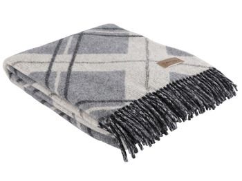 Koc wełniany Eskimo Switzerland Basilea H43C3-132 130x180 Silver / Beige