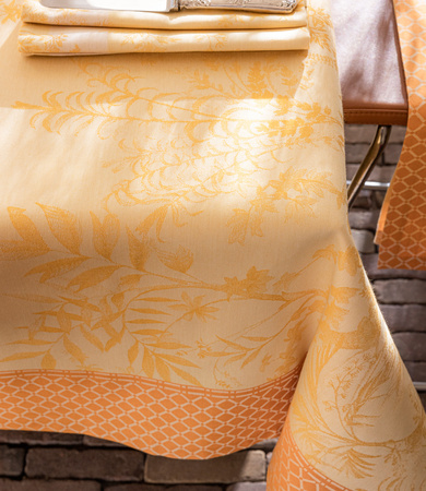 Obrus bawełniany Le Jacquard Français Jardin D'Eden Pollen