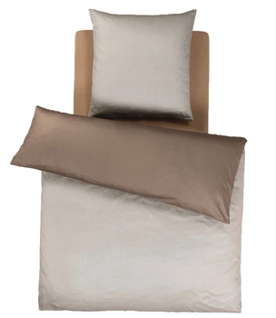 Pościel satyna bawełniana JOOP! Micro Pattern 4040 7 Haselnuss