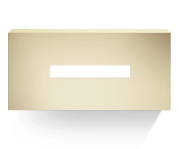 DECOR WALTHER KB 82 pudełko na chusteczki złoty mat