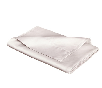 Prześcieradło satynowe bez gumki Fleuresse Colours 9100-9050 Porcelana