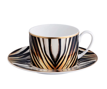Filiżanka do herbaty Roberto Cavalli Ray of Gold, zestaw 2 szt. Luxury Box