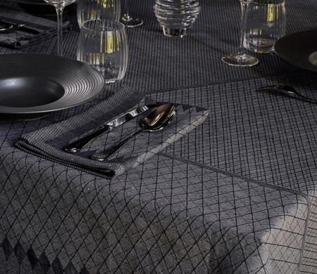 Obrus bawełniany Le Jacquard Français Club Méandres
