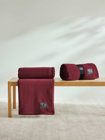 Koc s.Oliver Kuschelsoft 3638-430 150x200 bordowy