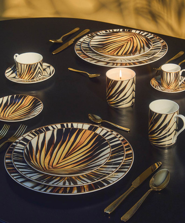 Talerzyk do pieczywa Roberto Cavalli Ray of Gold, zestaw 6 szt.