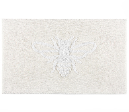 Dywanik łazienkowy Graccioza Apiary 10001 Snow/White
