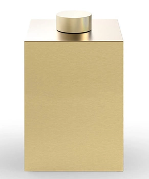 DECOR WALTHER DW 76 kosz z przykrywką złoty / mat