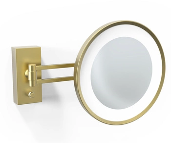 Lusterko kosmetyczne ścienne Decor Walther BS 36 złoty / mat