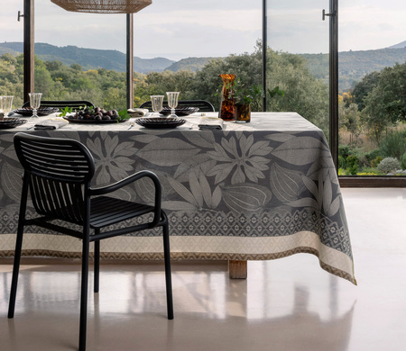 Obrus bawełniany Le Jacquard Français Nature Sauvage Elephant