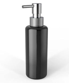 DECOR WALTHER TT PORTER dozownik mydła antracytowy / chrom