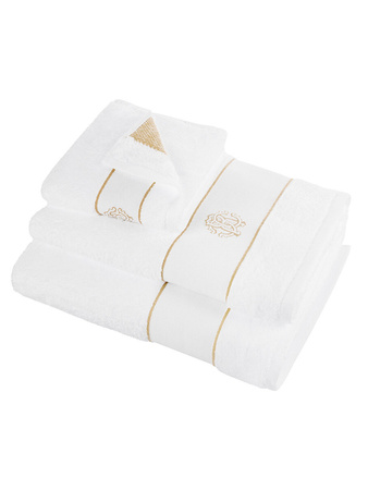 Ręcznik Roberto Cavalli Home Gold New 012 White