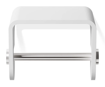 DECOR WALTHER STONE TPH4 wieszak na papier biały / stal matowa