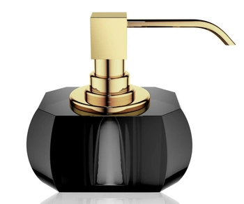 DECOR WALTHER KRISTALL KR SSP dozownik mydła antracyt / złoto