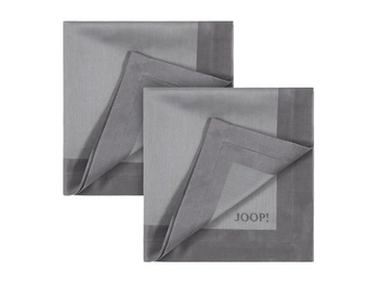 JOOP! serwetki Signature 50x50 2 szt. platin