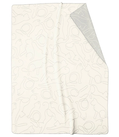 Koc Cawö Cute Cats 62640-67 150x200 Natur Stein