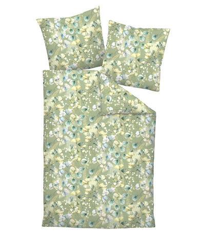 Pościel satyna bawełniana Janine Milano 45122-06 Grün Limone