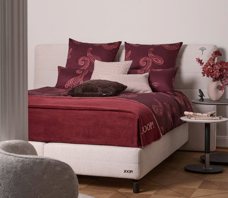 Pościel satyna bawełniana JOOP! Paisley 4120-01 Rouge