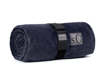 Koc s.Oliver Kuschelsoft 3638-660 150x200 granatowy