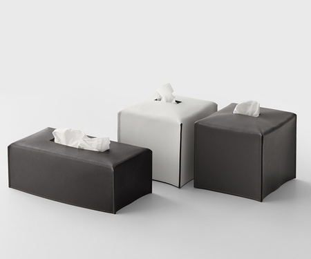 Pudełko na chusteczki Decor Walther NAPPA KBQ czarny