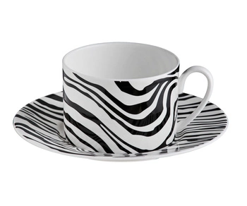 Filiżanka do herbaty Roberto Cavalli Zebrage, zestaw 6 szt.