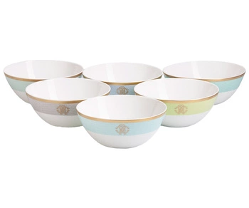 Miska do zupy Roberto Cavalli Lizzard Sunrise, zestaw 6 szt.