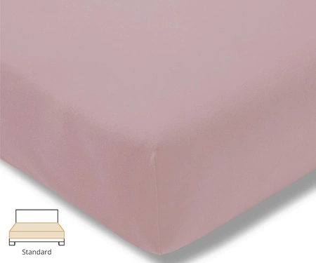 Prześcieradło zwirn-jersey Estella 6900 400 Róża