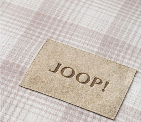 Pościel flanelowa JOOP! Soft Checks 45000-07 Cream