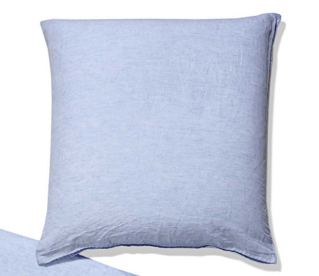 Poszewka lniana Elegante Breeze 7038-2 bleu