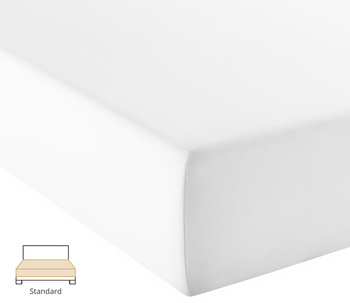 Prześcieradło jersey Fleuresse Comfort 1117-1000 Biały