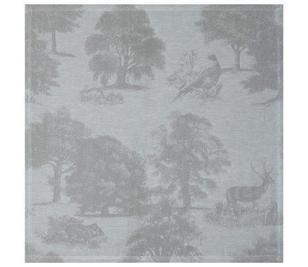 Serwetki lniane Le Jacquard Français Souveraine Argent 4 szt.