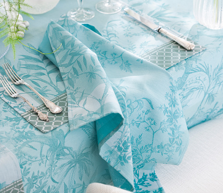 Serwetki bawełniane Le Jacquard Français Jardin d'Eden Cascade 4 szt.