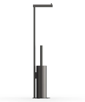 DECOR WALTHER BAR SBK stojak na papier i szczotkę WC ciemny metal / mat