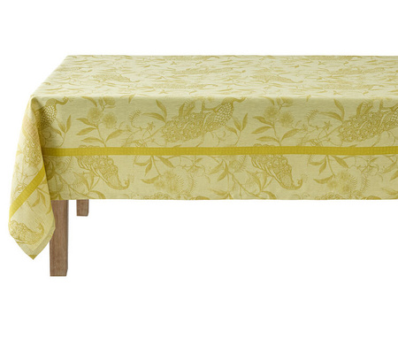 Obrus lniany Le Jacquard Français À L'orangerie Mimosa