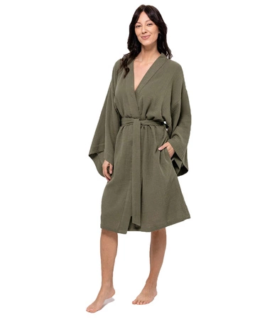 Szlafrok unisex kimono Möve Zen 061 Green L/XL