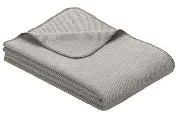 Koc dziecięcy z wełną Ibena Auckland 2270-800 70x100 szary