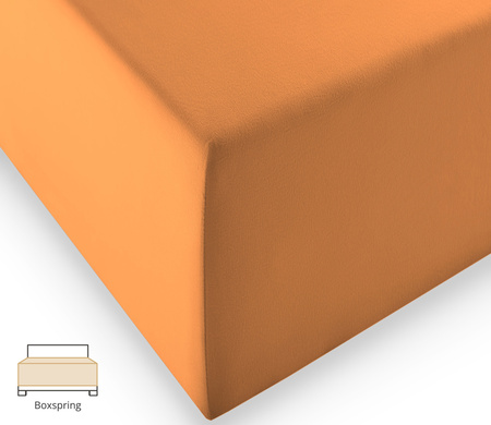 Prześcieradło na wysoki materac Fleuresse Comfort XL 1119-2044 Pomarańczowy