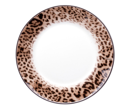 Talerz obiadowy Roberto Cavalli Jaguar, zestaw 6 szt.