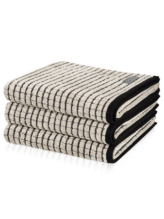 Ręcznik Möve Eden Kasetchenstruktur 081 Natural/Black