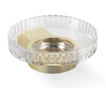 Mydelniczka ścienna CLUB WSS kryształ szlifowany /złoto